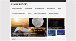 Desktop Screenshot of linuxlusers.com